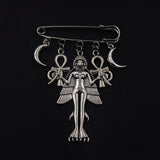 Witch Jewelry – Lilith  Inanna Ishtar Brooch  Pin