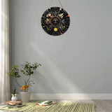 Magical Witchcraft Tree Wheel of the year Wooden Door Sign
