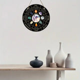 Magical Witchcraft Tree Wheel of the year Wooden Door Sign