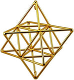 Crystal Healing Tool - Planetary Earth Solar Form - Gold