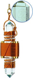 Crystal Wand Healing Tool - Etheric Weaver® Pendant with Magnets & Copper Wire - 2 1/2"