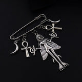 Witch Jewelry – Lilith  Inanna Ishtar Brooch  Pin