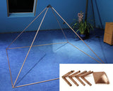 Meditation Pyramid - 6ft 51-Degree Copper Pyramid System for Healing