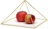 Finest Quality 51 Degree 9" 24k Gold-Plated Copper Meditation Pyramid for Healing