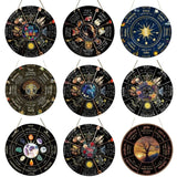 Magical Witchcraft Tree Wheel of the year Wooden Door Sign