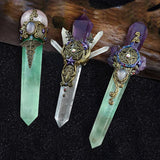 Crystal Wands: Hand-Carved Natural Amethyst Unlock The Magick