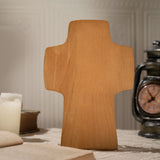 Jesus Good Shepherd Cross Shepherd's Image Christian Statue Ornament Religious Art Gospel Catholic Gift for Priest Wood Carved