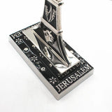Menorah Candle Holder Jewish 12 Tribes Home Decoration Jerusalem Temple Religious Israel Candelabra Judaica 7 Branch
