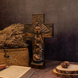 Wooden Nativity Scene for Home Decor, Tabletop Centerpieces, Nativity Scene Sculptures and Figurines, Christmas Gift