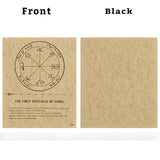 Magic Writing Solomon Seal & Pentacle Design for Witchcraft