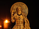 Taranis Statue, Celtic God Taranis, Celtic God of Thunder, Celtic God Statue, Celtic Figurine, Celtic Mythology, Pagan Statue, Celtic Altar