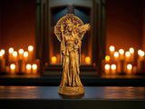 Wood Sculpture Collection-Morrigan Statue, Celtic Goddess Figure, Wooden Morrigan Figure, Irish Goddess Statue, Pagan Goddess, Celtic Mythology, Irish Mythology