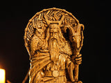 Wood Sculpture Collection-Veles Statue, Slavic God Veles, Slavic Gods Statues, Slavic Mythology, Pagan Altar Figurine, Pagan God Statue, Pagan Gift, Slavic Altar