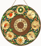 Wheel of the Year Wooden Wall Plaque - Witch Pagan Wiccan Sabbat Decor