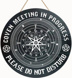 Wheel of the Year Wooden Wall Plaque - Witch Pagan Wiccan Sabbat Decor