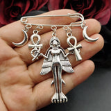 Witch Jewelry – Lilith  Inanna Ishtar Brooch  Pin