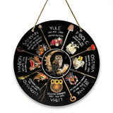 Magical Witchcraft Tree Wheel of the year Wooden Door Sign