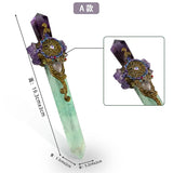 Crystal Wands: Hand-Carved Natural Amethyst Unlock The Magick