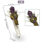 Crystal Wands: Hand-Carved Natural Amethyst Unlock The Magick