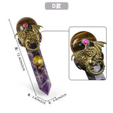 Crystal Wands: Hand-Carved Natural Amethyst Unlock The Magick