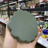 4.7Inch Figurine Giant Life Like Spider Collectible Display Lotus Leaf Resin Ornament Crystal Ball Base Holder for 4-10cm Sphere