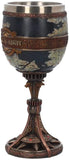 Magicun N.Giftware~Seven Kingdoms Game of Thrones Goblet 17.5cm Bronze, Resin w/stainless steel insert, One Size