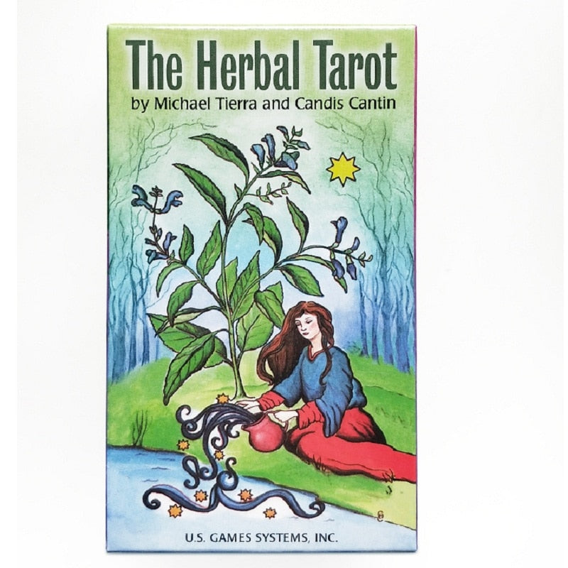 78pcs English version 100% original Herbal Tarot cards board