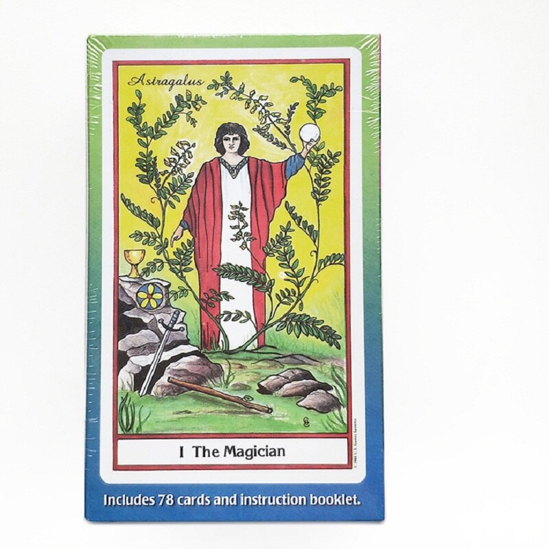 78pcs English version 100% original Herbal Tarot cards board