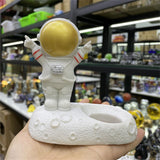 Astronaut Spaceman Model Resin Ornaments Crystal Ball Display Pendulum Stand Creative Office Desktop Home Decor Gifts