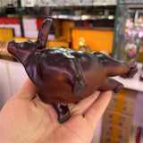 Crashing Bull Resin Statue Crystal Ball Base Sphere Display Stand Auspicious Wishful Ornaments Luck Wealth  Home Decor