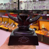 Crystal Ball Base Elephant Tree Stump Buddha Hand Resin Statue Crafts Ornaments Mascot Furniture Accessories Home Decoration