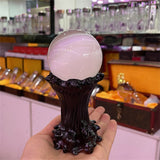 Crystal Ball Base Elephant Tree Stump Buddha Hand Resin Statue Crafts Ornaments Mascot Furniture Accessories Home Decoration