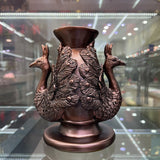 Double Peacock Resin Figurine Statue Sculpture Crystal Ball Base Sphere Display Stand Office Home Decoration Perfect Gift