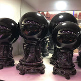 Exquisitely Carved Stand Base Crystal Ball Resin Holder Magic Sphere Display Ornaments Photography Props Home Decor
