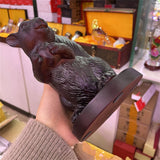 Foraging Squirrel Resin Statue Crystal Ball Display Stand Resin Home Decor Sphere Base Collection Carft Suitable for 6-10cm Ball