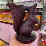 Foraging Squirrel Resin Statue Crystal Ball Display Stand Resin Home Decor Sphere Base Collection Carft Suitable for 6-10cm Ball