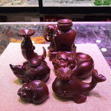 Fortune Crystal Ball Holder Resin Dolphin Whale Rat Pig Display Stand Collectibles Nature Series Resin Crafts Ornaments