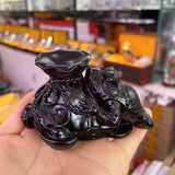 Fortune Toad Crystal Ball Display Stands Resin Home Decor Sphere Base Holder Figurines Ornament for 4~8cm Sphere