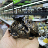 Fortune Toad Crystal Ball Display Stands Resin Home Decor Sphere Base Holder Figurines Ornament for 4~8cm Sphere