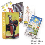 Tarot Cards for Beginners With Guid .Gilded Deck Tarot. Oracle Divination.Oracle Cards