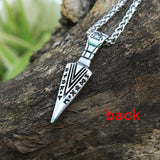 Norse Viking valknut Triangle arrow rune pendant