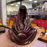 Hermit Resin Statue Crafts Ornaments Crystal Ball Holder Sphere Display Stand Pedestal Living Room Home Decor