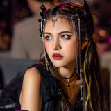 Magicun Immortal Into The Heart Of Retro Handmade Water Drop Fringe Face Curtain Forehead Eyebrow Pendant Hairband