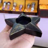 Islam Star Moon Crystal Ball Resin Base Sphere Display Stand Office Home Decor Crafts Ornaments