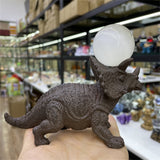 Jurassic Dinosaur Triceratops Resin Crafts Crystal Ball Base Ornaments Home Decoration Suitable for 2.5-4cm Spheres