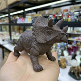 Jurassic Dinosaur Triceratops Resin Crafts Crystal Ball Base Ornaments Home Decoration Suitable for 2.5-4cm Spheres