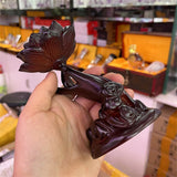 Lotus Guanyin Buddha Hand Resin Crystal Ball Base Resin Charm Craft Fengshui Ornament Home Decor Suitable for 6-8cm Crystal Ball