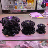 Lotus Resin Crystal Ball Base Ornaments Crafts Magic Sphere Holder Beautifully Collectables Office Home Decorations