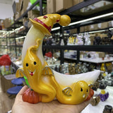 Naughty Moon Ghost Baby Model Resin Craft Ornaments Crystal Ball Base Home Office Decoration Accessories Suitable for 4-8cm Ball