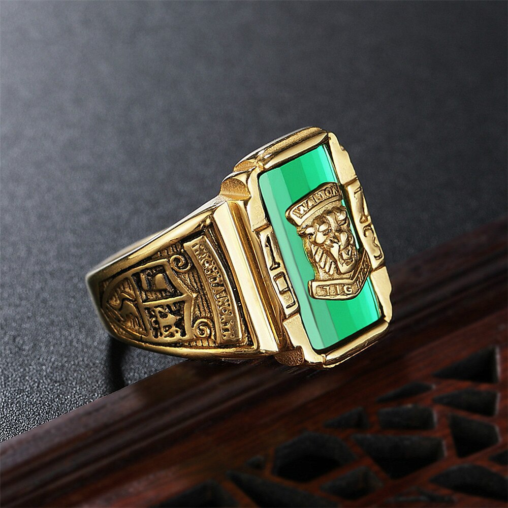 Magic Ring Gold Tone Stainless Steel Colorful Rhinestone 1973 Walton magicun